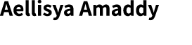 Aellisya Amaddy