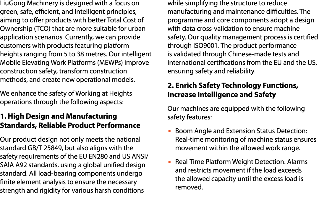 LiuGong Machinery is designed with a focus on green, safe, efficient, and intelligent principles, aiming to offer pro...