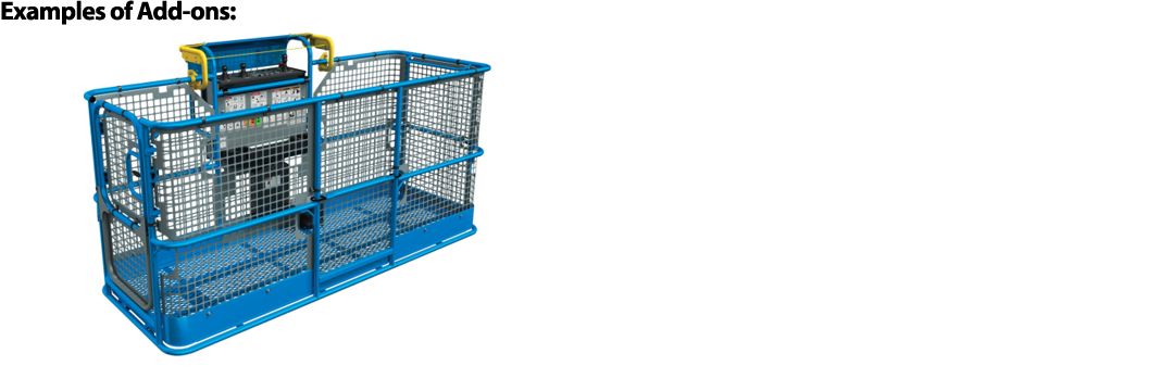 Examples of Add ons:￼ 