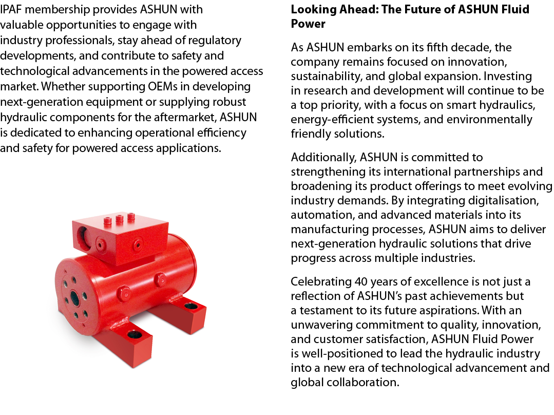 IPAF membership provides ASHUN with valuable opportunities to engage with industry professionals, stay ahead of regul...