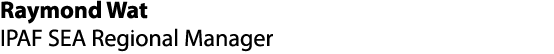 Raymond Wat IPAF SEA Regional Manager